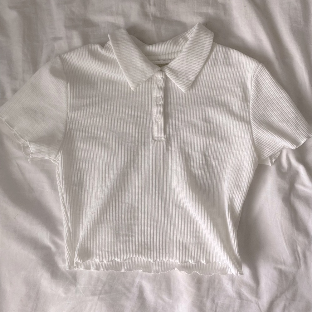 Collared crop top from SHEIN